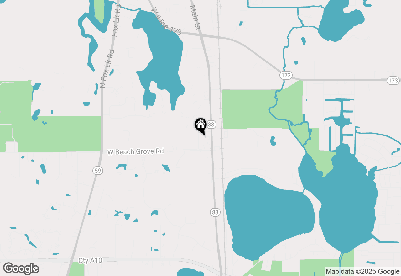 Map of 41085 N 1st Street, Antioch, IL 60002