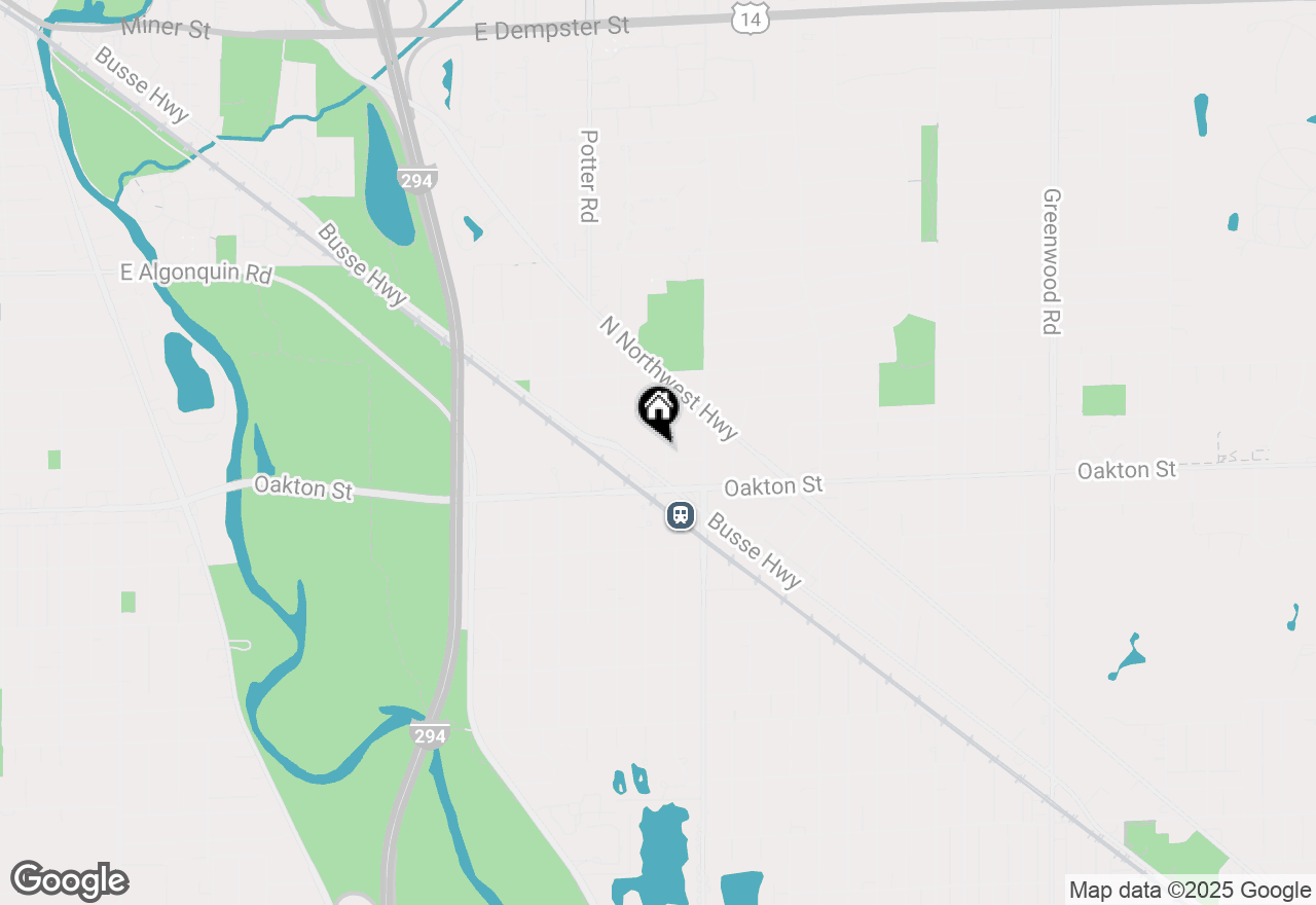 Map of 1032 Parkwood Avenue, Park Ridge, IL 60068