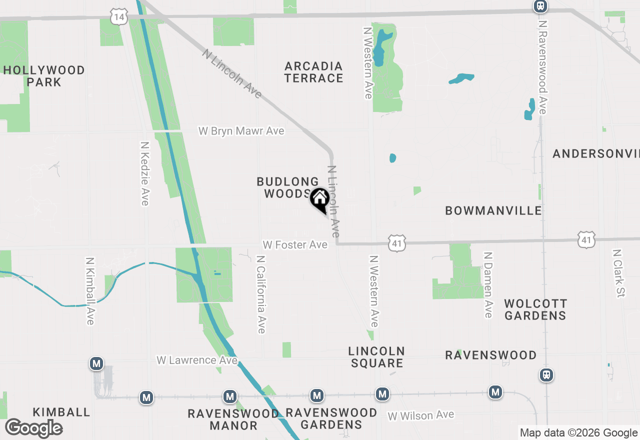 Map of 2533 W Berwyn Street #2, Chicago, IL 60625