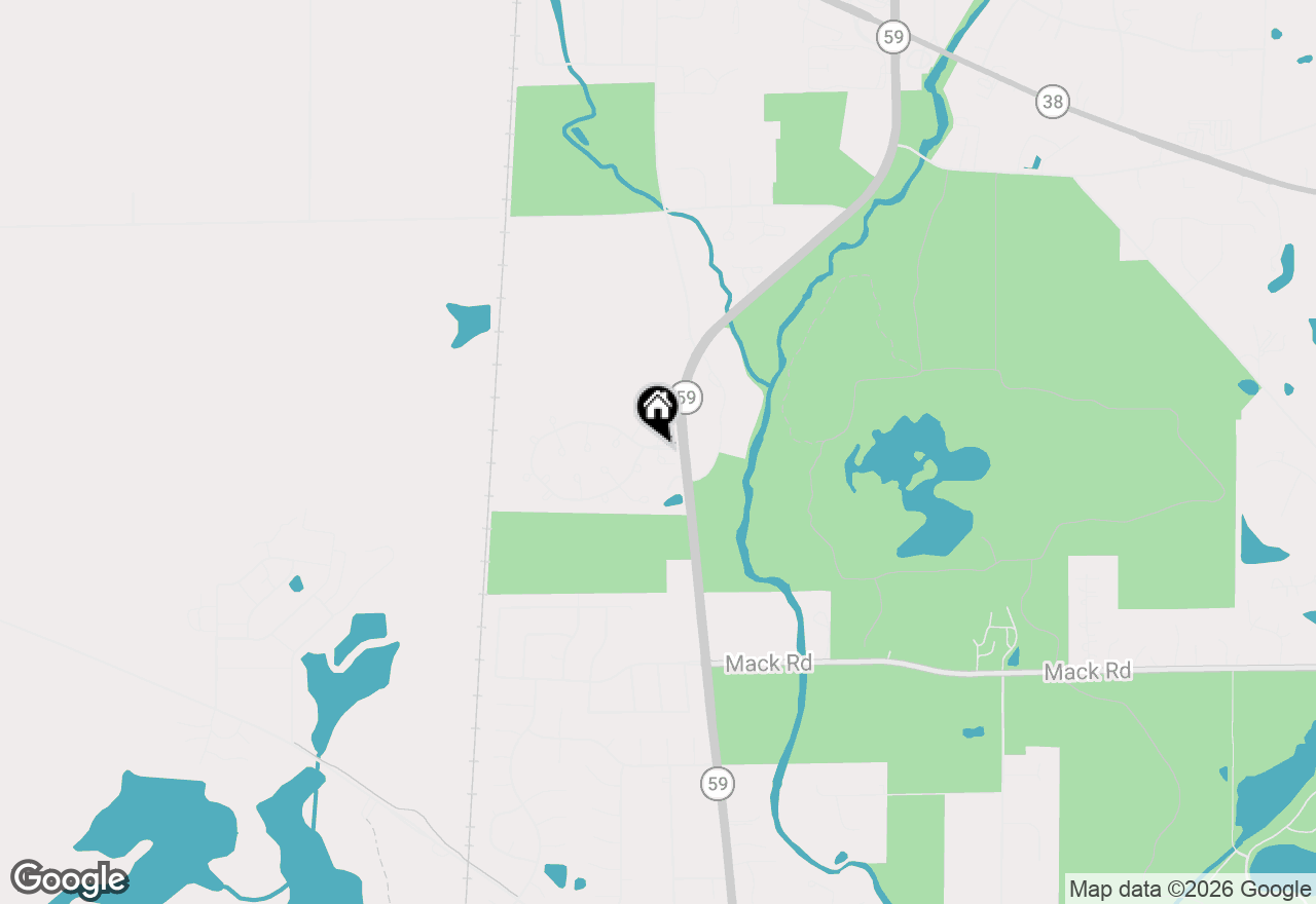Map of (Address confidential), Warrenville, Illinois 60555