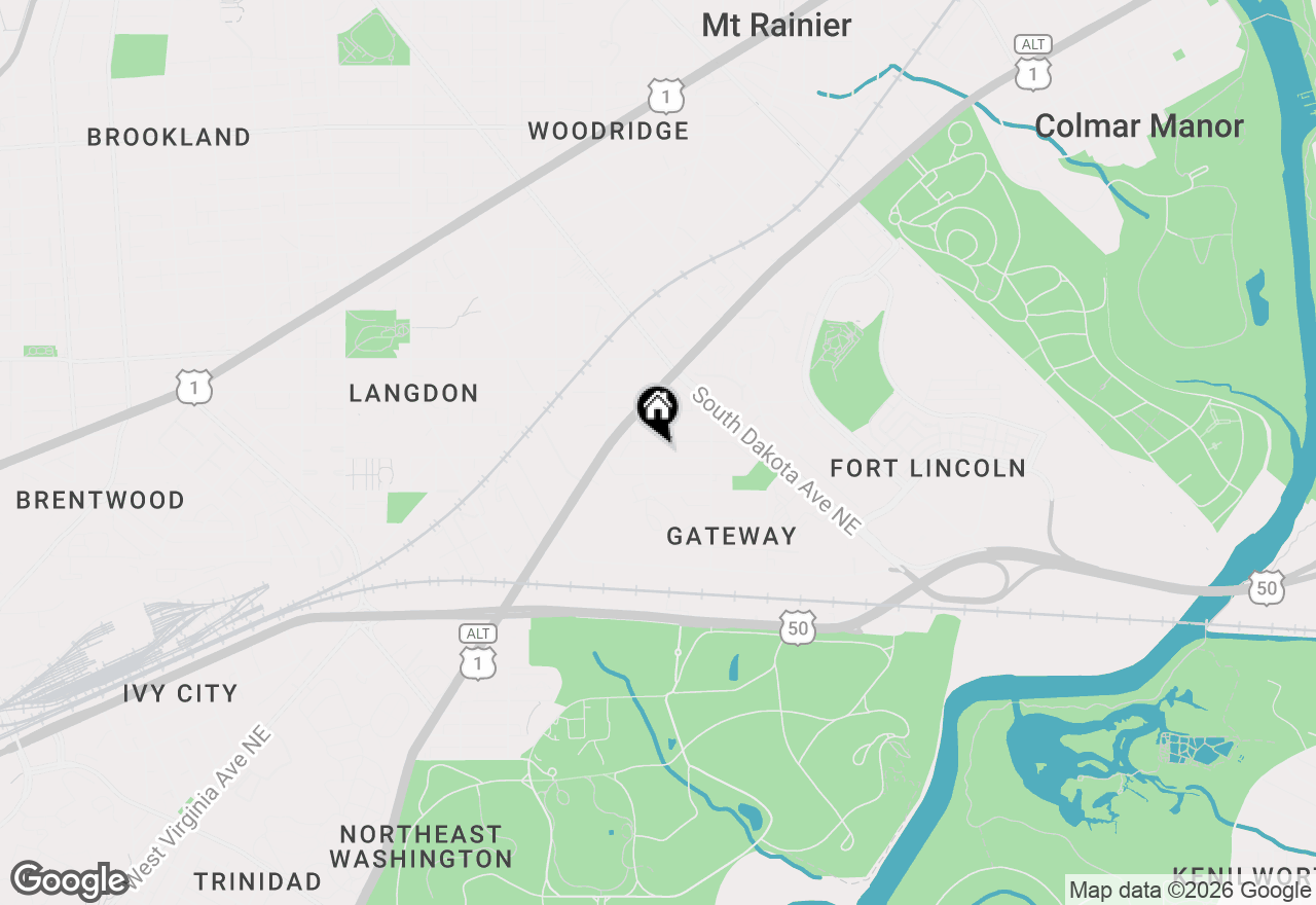 Map of 3006 Channing Street Ne, Washington, DC 20018