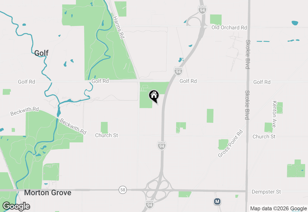Map of 9409 Linder Avenue, Skokie, IL 60077