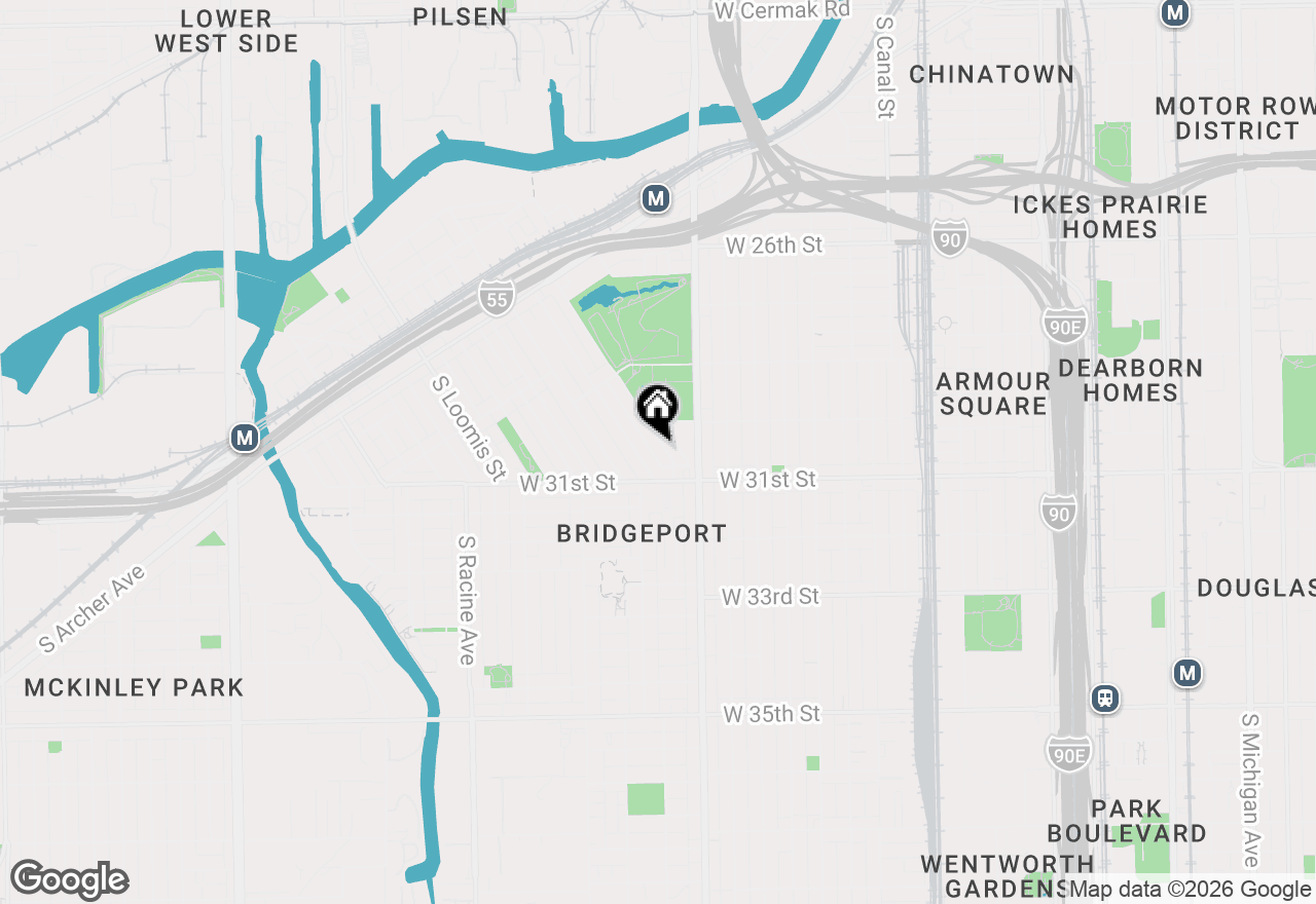 Map of 3030 S Poplar Avenue, Chicago, IL 60608