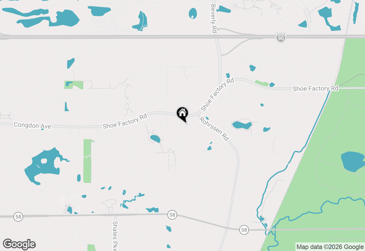 Map of 1715 White Oak Lane, Hoffman Estates, IL 60192