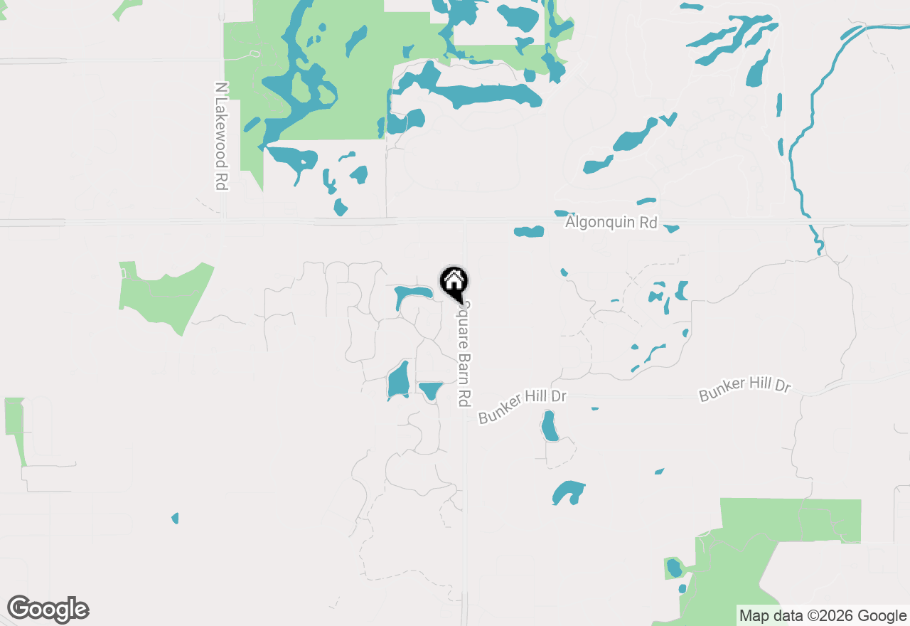 Map of 4041 Whitehall Lane, Algonquin, IL 60102
