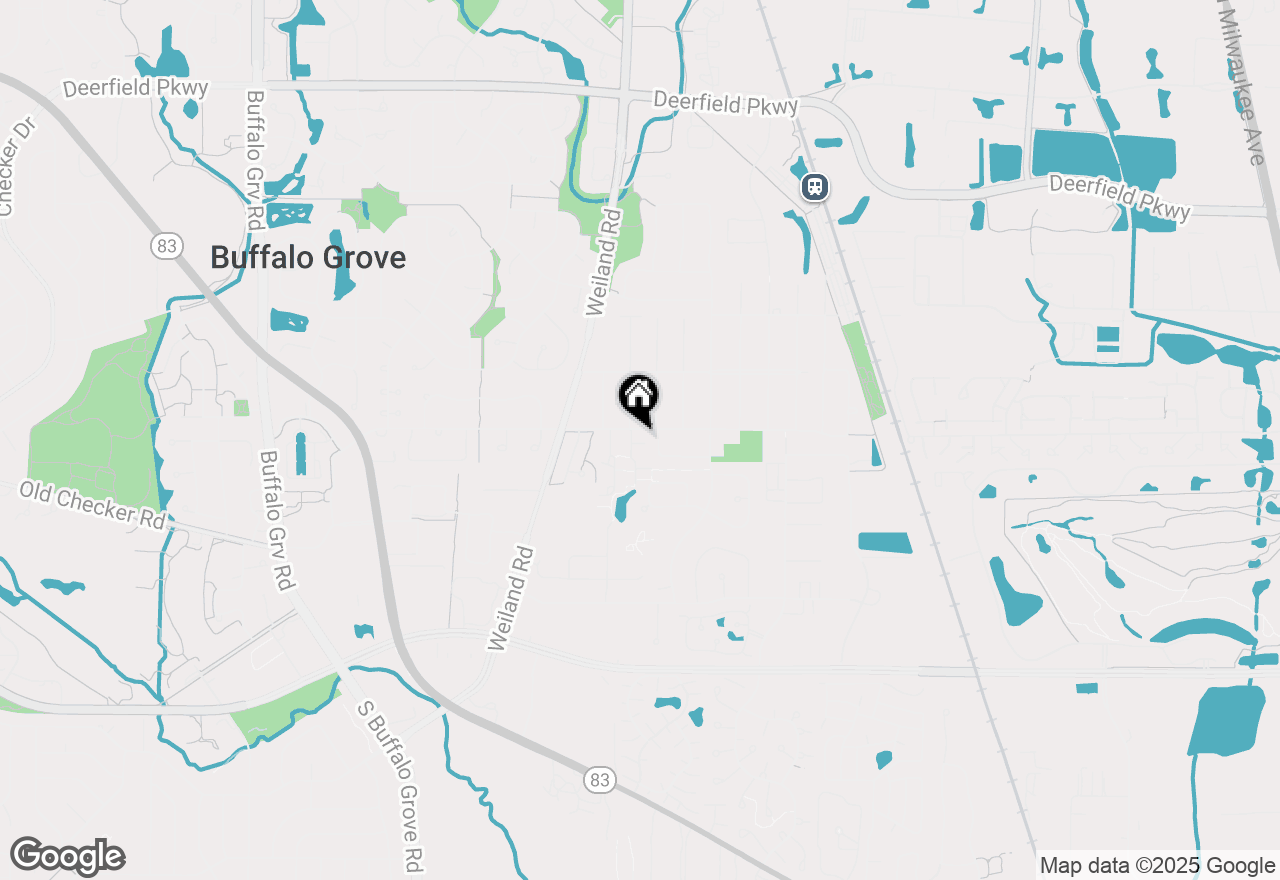 Map of 429 Hazelwood Terrace, Buffalo Grove, IL 60089