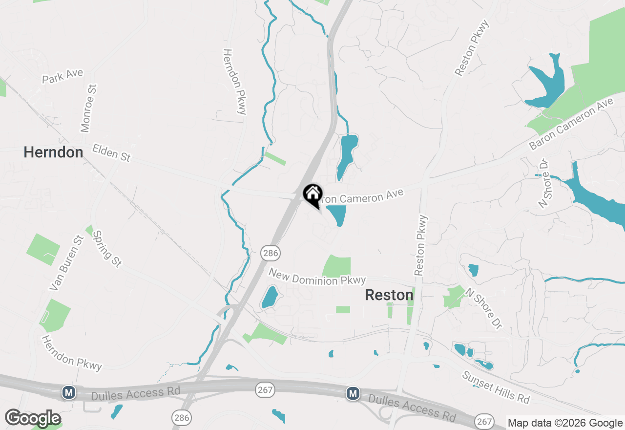 Map of 1701 Lake Shore Crest Drive #24, Reston, VA 20190