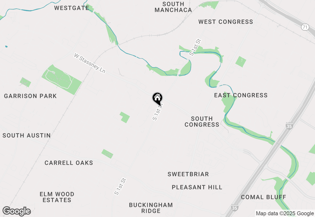 Map of 5616 S 1st St #28, Austin, TX 78745