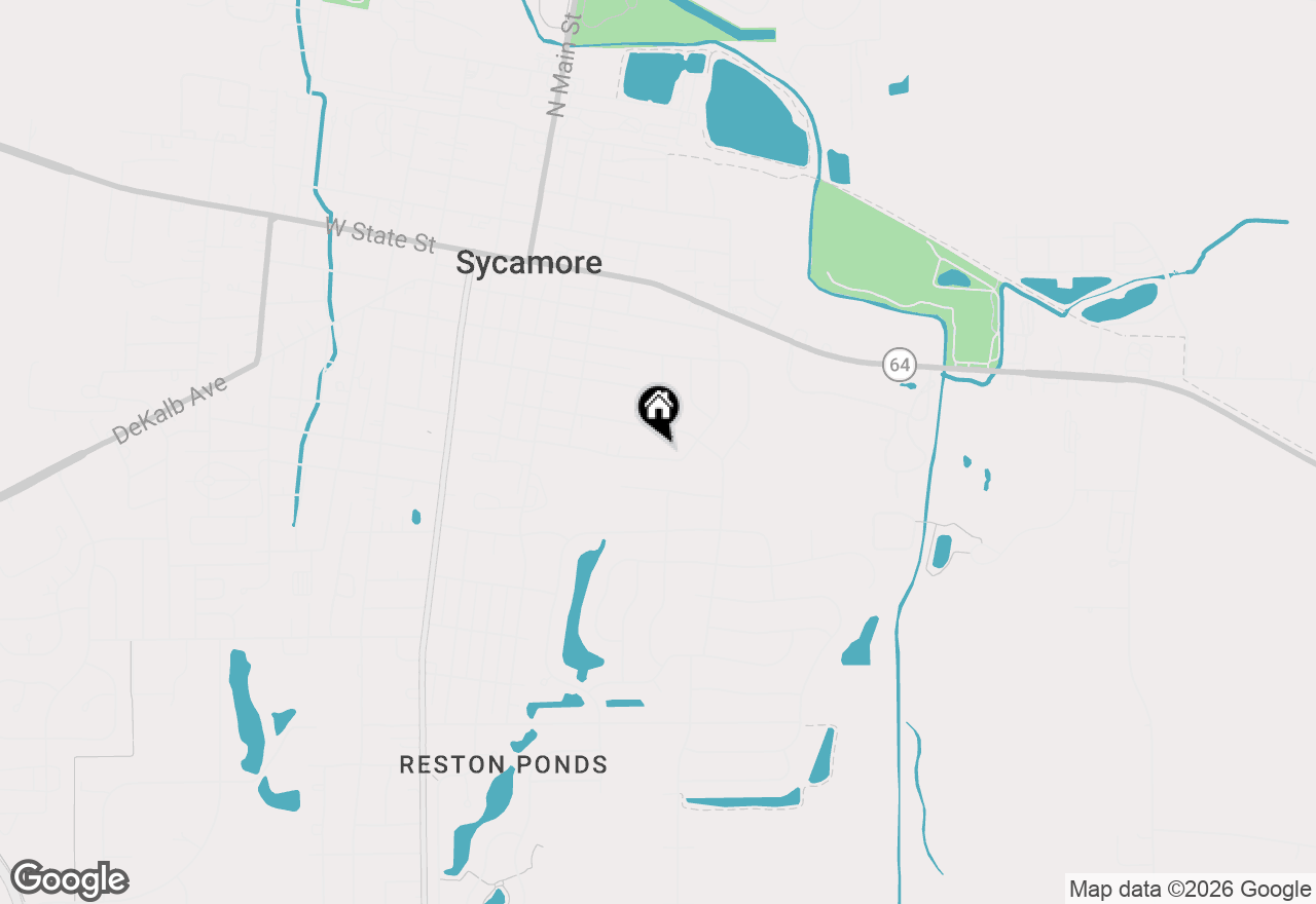 Map of 401 E Lincoln Street, Sycamore, IL 60178