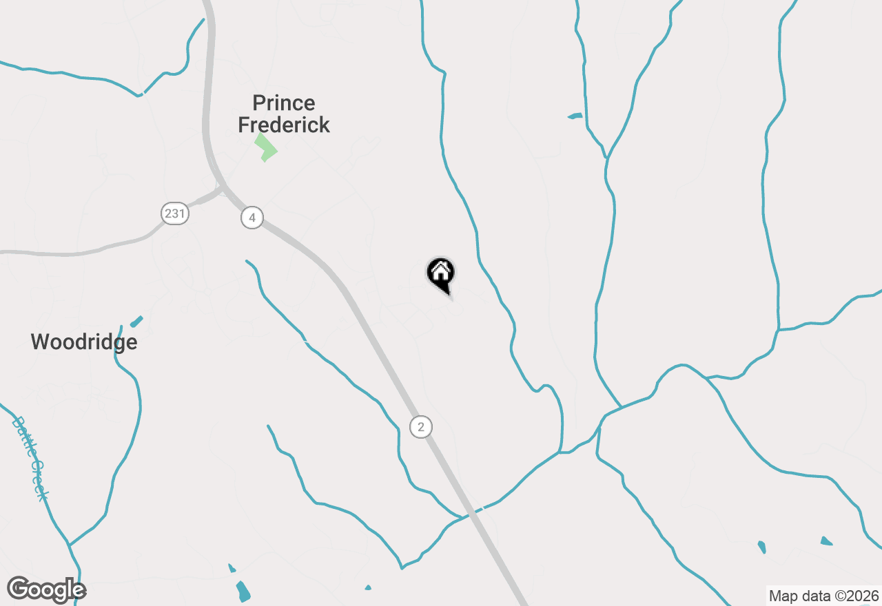 Map of 306 Rachaels Way, Prince Frederick, MD 20678