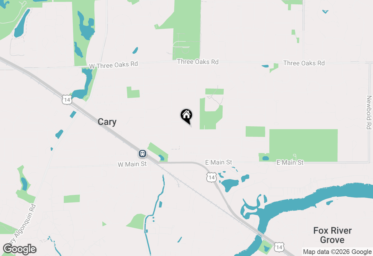 Map of 106 Sherwood Drive, Cary, IL 60013