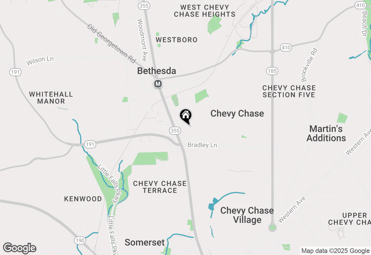 Map of 6960 West Ave, Chevy Chase, MD 20815