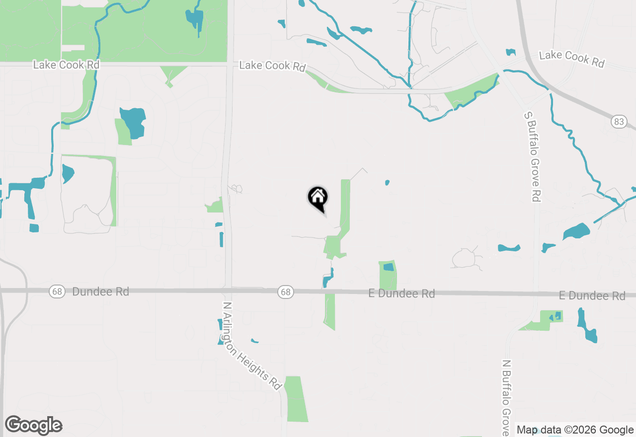 Map of 571 Estate Drive, Buffalo Grove, IL 60089