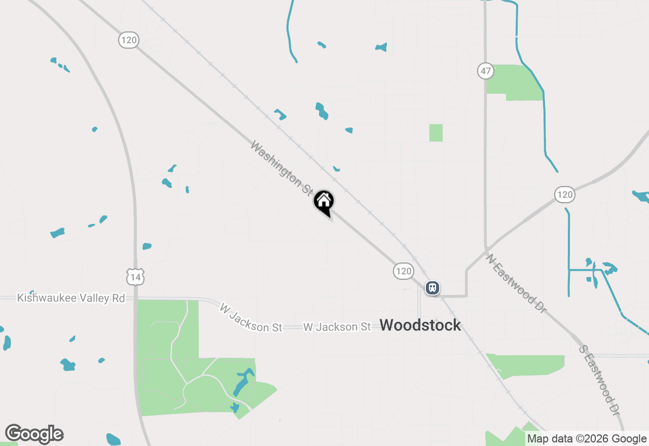 Map of 603 Amsterdam Street, Woodstock, IL 60098