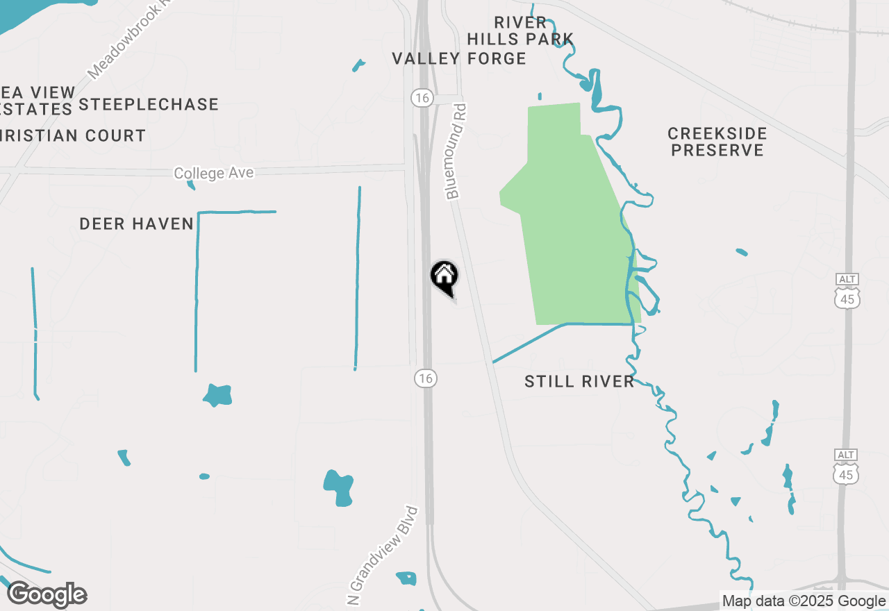 Map of W251N2367 Valleyview Cir, Pewaukee, WI 53072