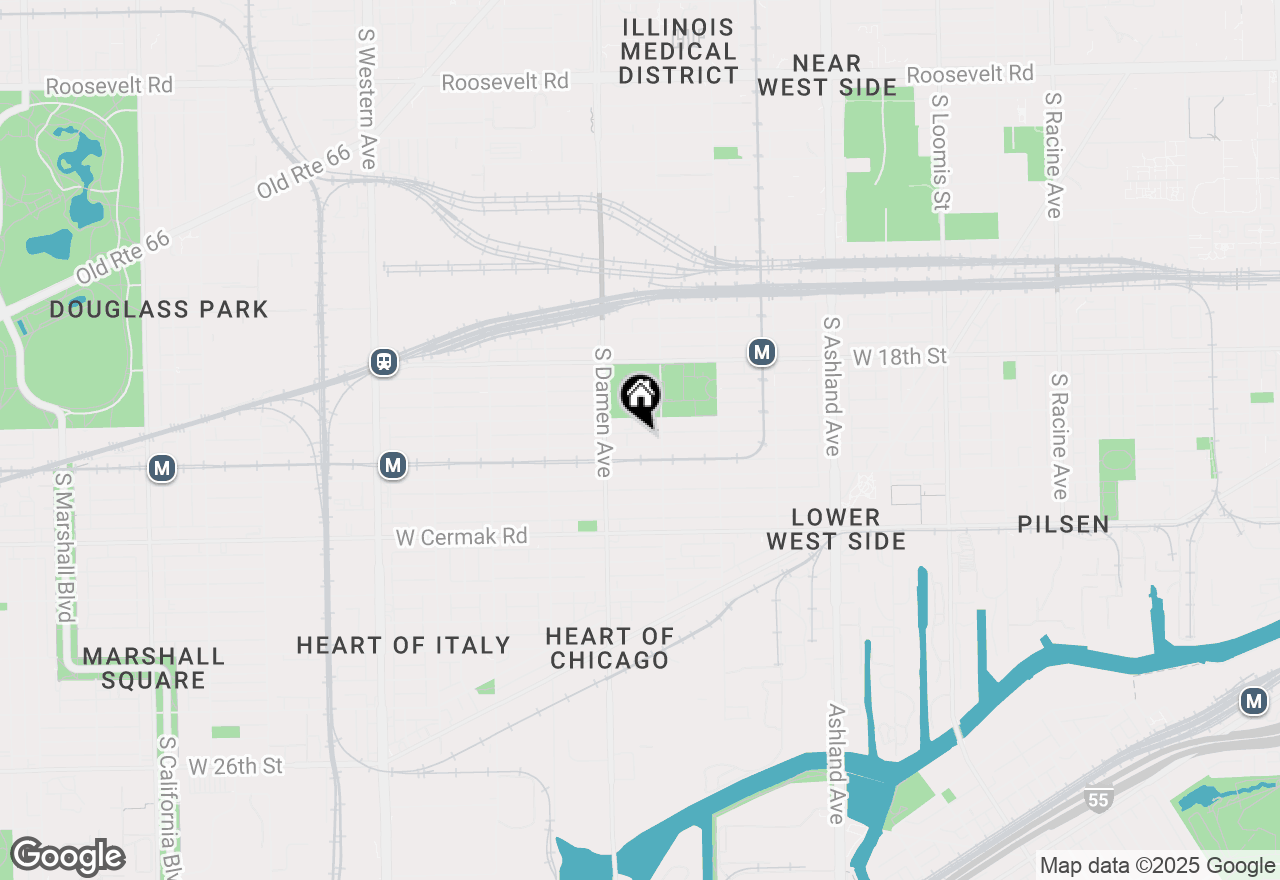 Map of 1920 W Cullerton Street #2, Chicago, IL 60608