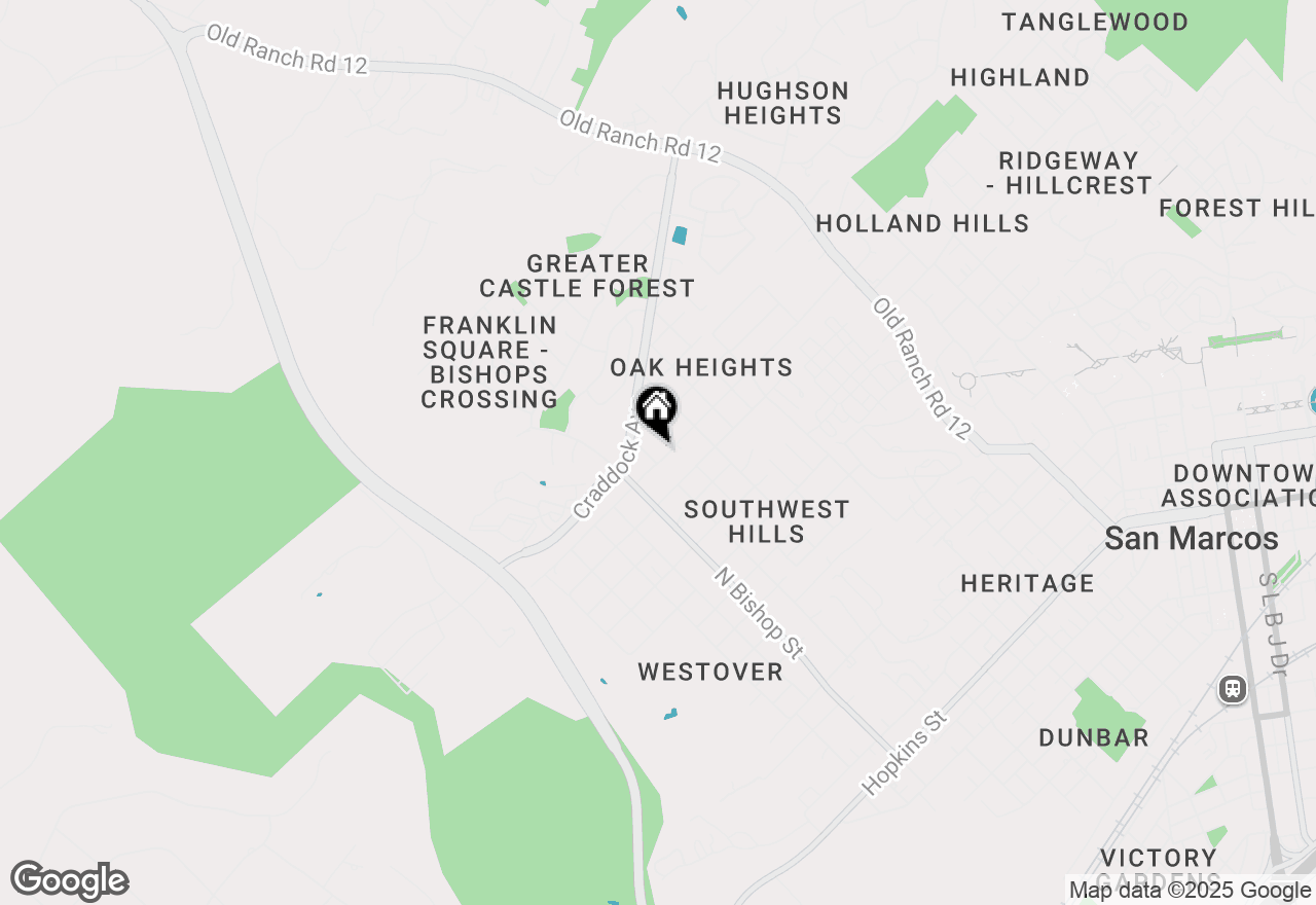 Map of 1108 Franklin Drive, San Marcos, TX 78666