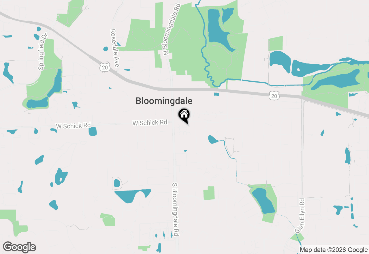 Map of 143 Canterbury Court #143, Bloomingdale, IL 60108