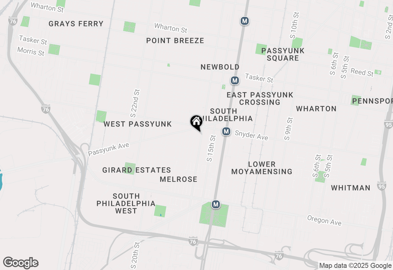 Map of 2136 S Bancroft Street, Philadelphia, PA 19145