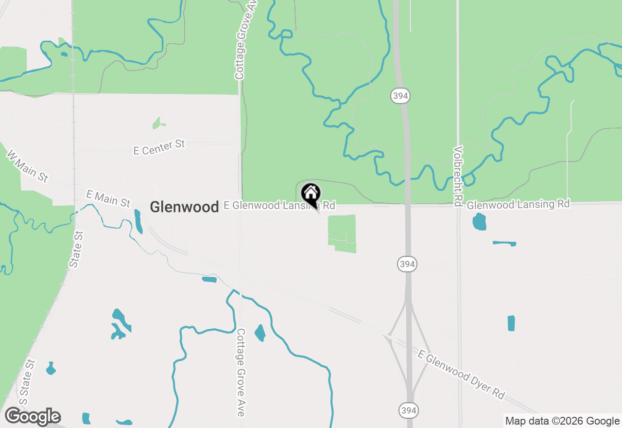 Map of 830 E 191st Place #709, Glenwood, IL 60425
