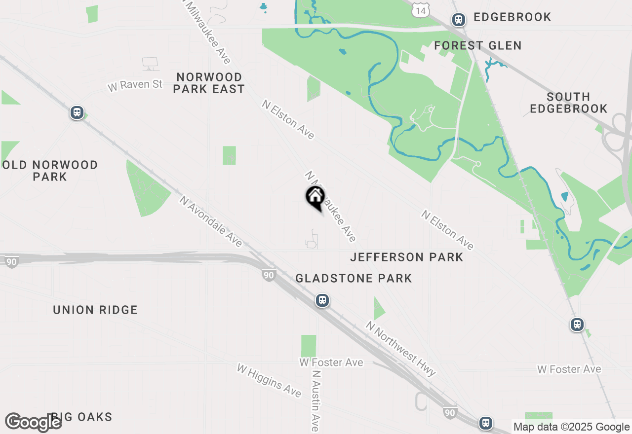 Map of 5708 N Austin Avenue, Chicago, IL 60646