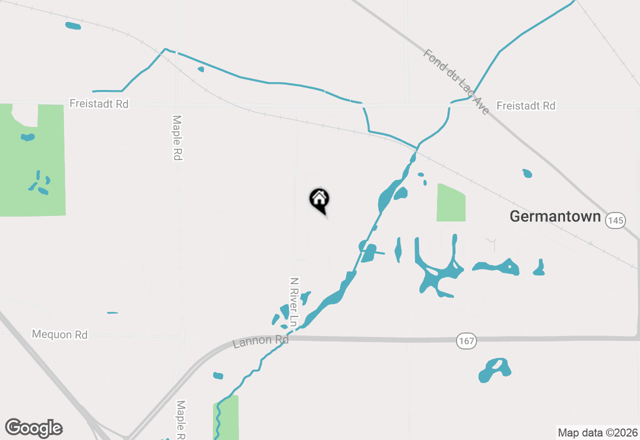 Map of N114W17862 Blackstone Ct, Germantown, WI 53022