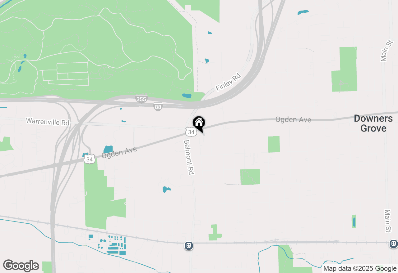 Map of 4400 Pershing Avenue #3S, Downers Grove, IL 60515