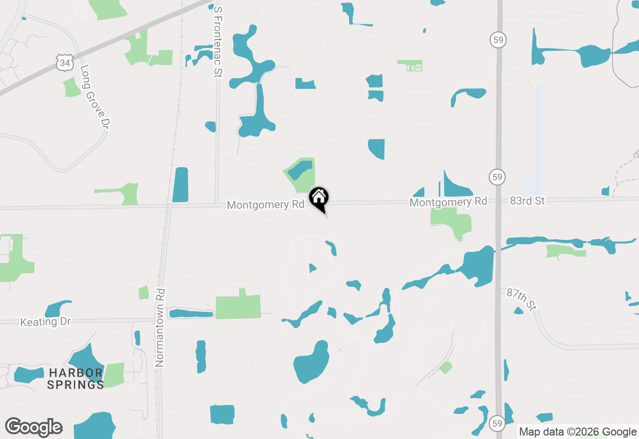 Map of 3819 Cadella Circle, Naperville, IL 60564