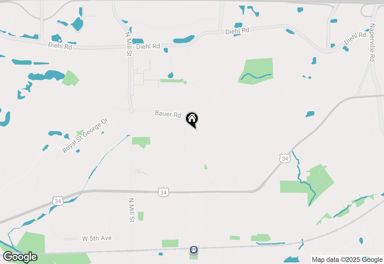 Map of 109 E 14th Avenue, Naperville, IL 60563