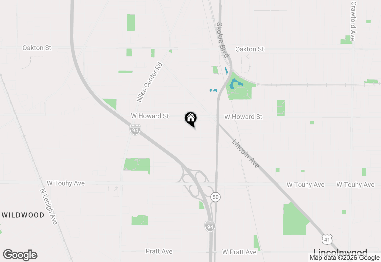 Map of 4936 Birchwood Avenue, Skokie, IL 60077