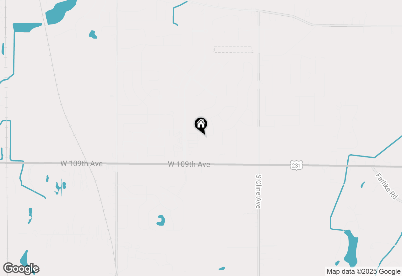 Map of 8657 Larkspur Terrace, St. John, IN 46373