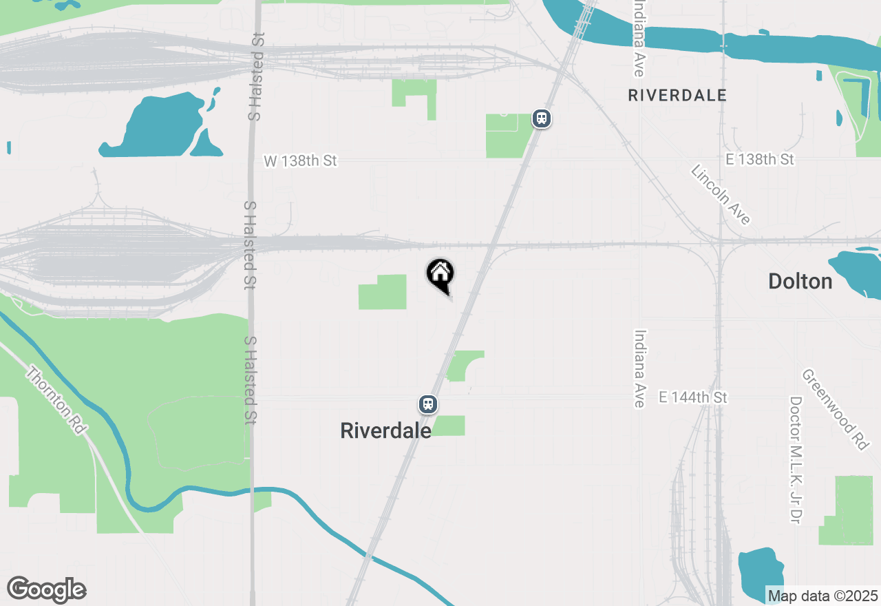 Map of 14128 S School Street, Riverdale, IL 60827