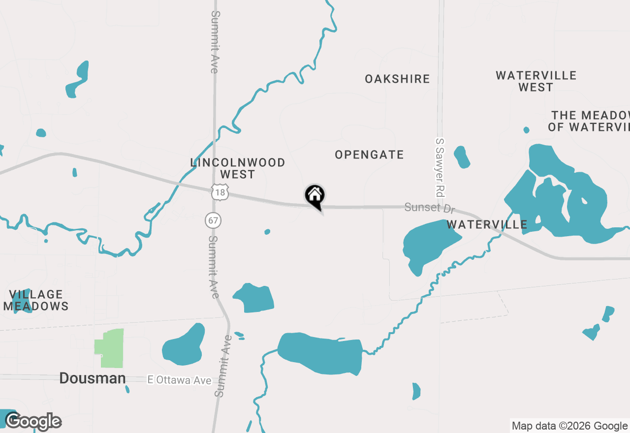 Map of 472 W Talbot's Woods Dr #LT2, Oconomowoc, WI 53066