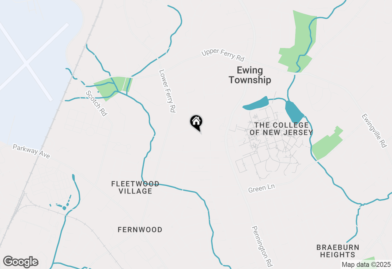 Map of 63 Carlton Avenue, Ewing, NJ 08618