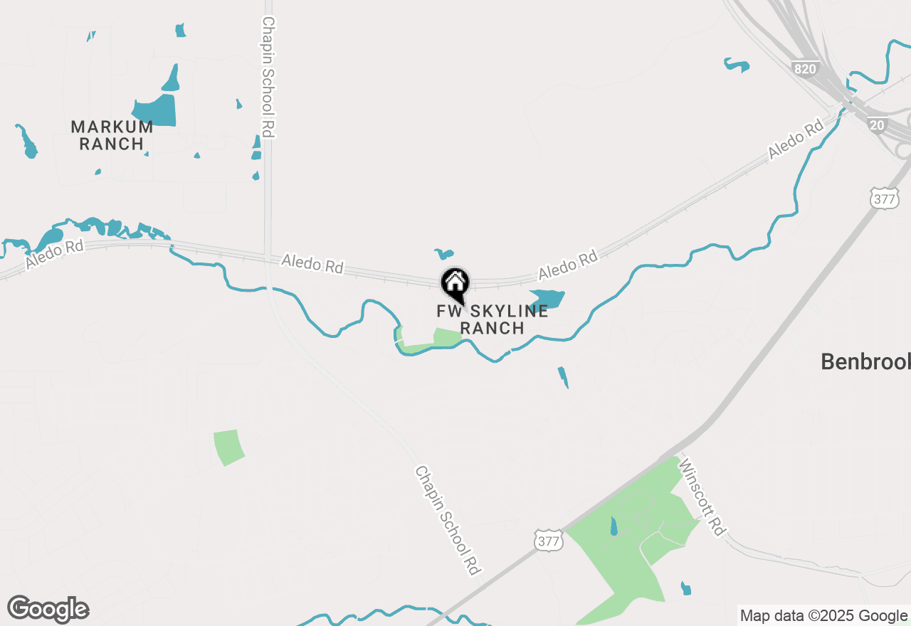 Map of 5249 Buffalo Gap Trail, Fort Worth, TX 76126