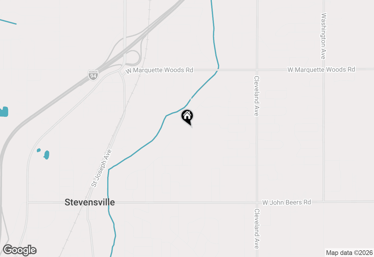 Map of 2110 Wooded Way, Stevensville, MI 49127