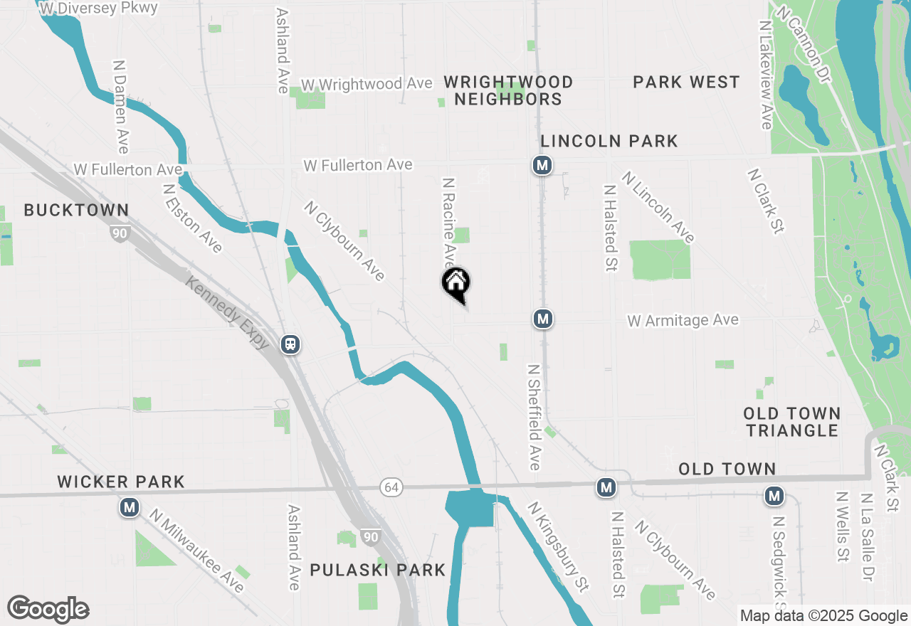 Map of 2015 N Racine Avenue, Chicago, IL 60614