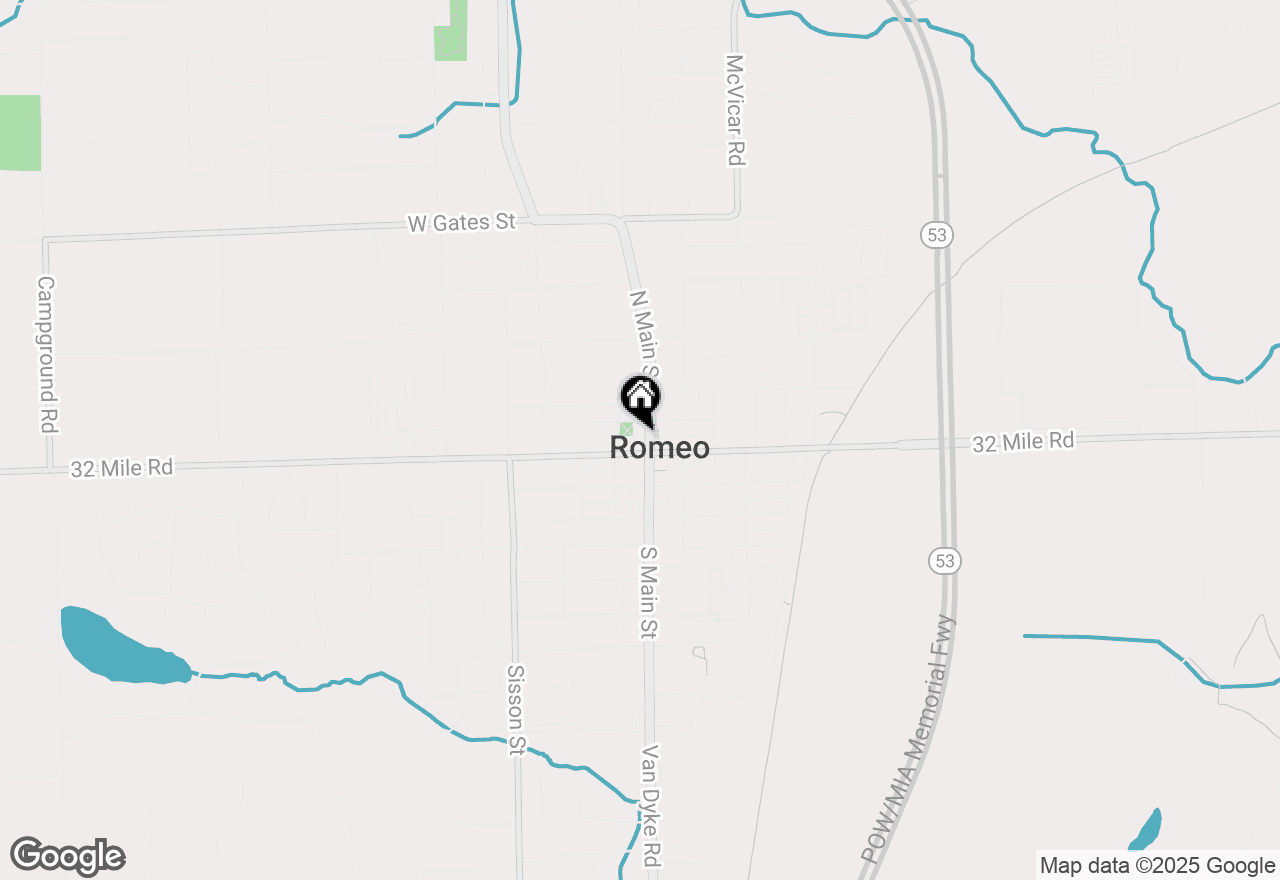 Map of 215 N Main Street #203 & 204, Romeo Vlg, MI 48065