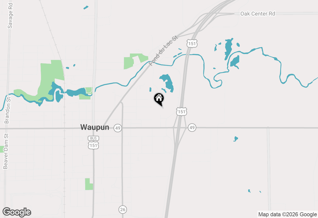 Map of 14 Pluim Drive #35, Waupun, WI 53963