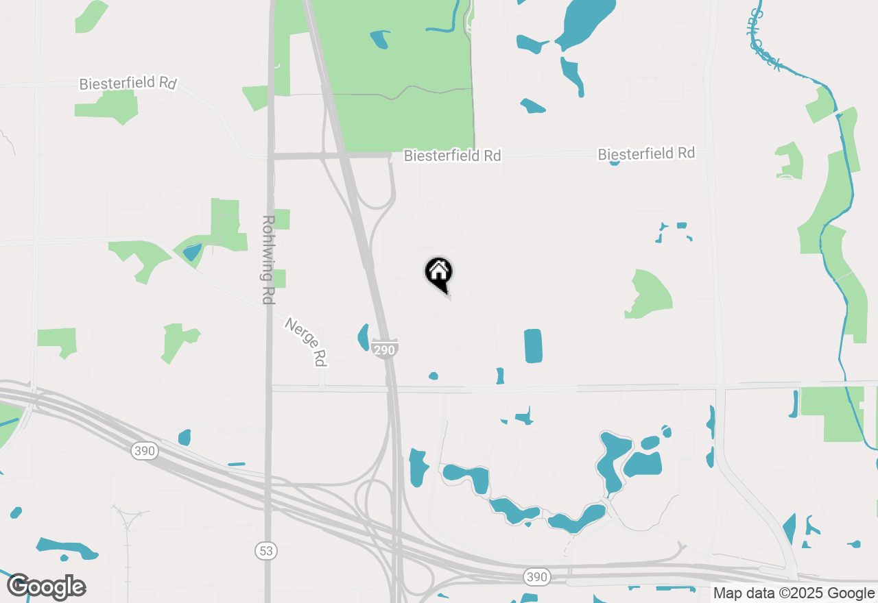 Map of 909 Little Falls Court #909, Elk Grove Village, IL 60007