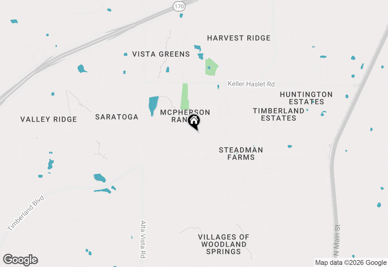 Map of 4021 Landisburg Trail, Fort Worth, TX 76244