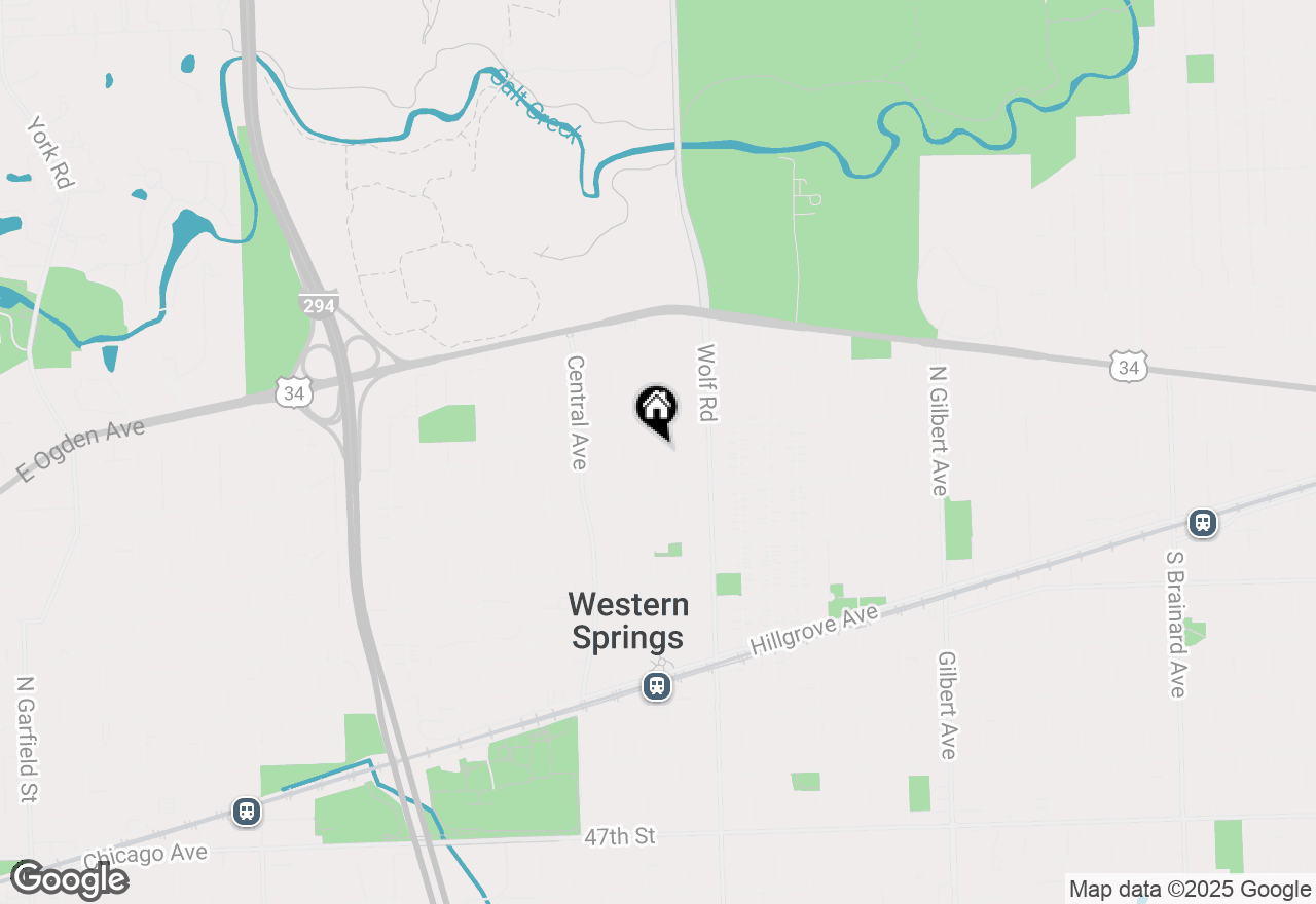 Map of 4037 Grand Avenue, Western Springs, IL 60558