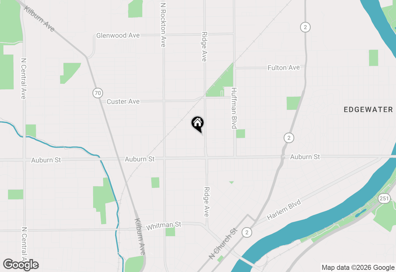 Map of 1707 Carney Avenue, Rockford, IL 61103