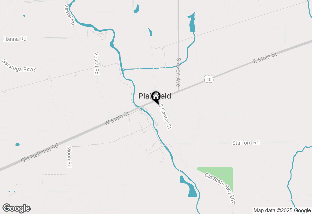 Map of 125 S Mill Street, Plainfield, IN 46168