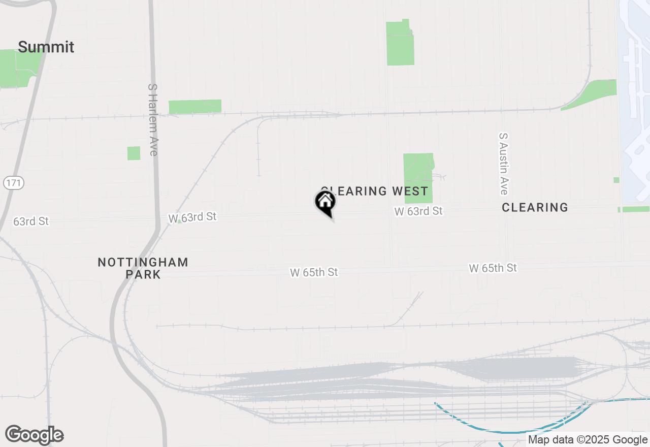 Map of 6612 W 63rd Place, Chicago, IL 60638