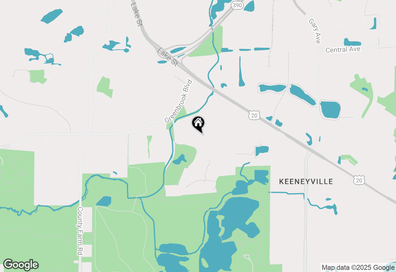 Map of 5536 Montibello Drive, Hanover Park, IL 60133