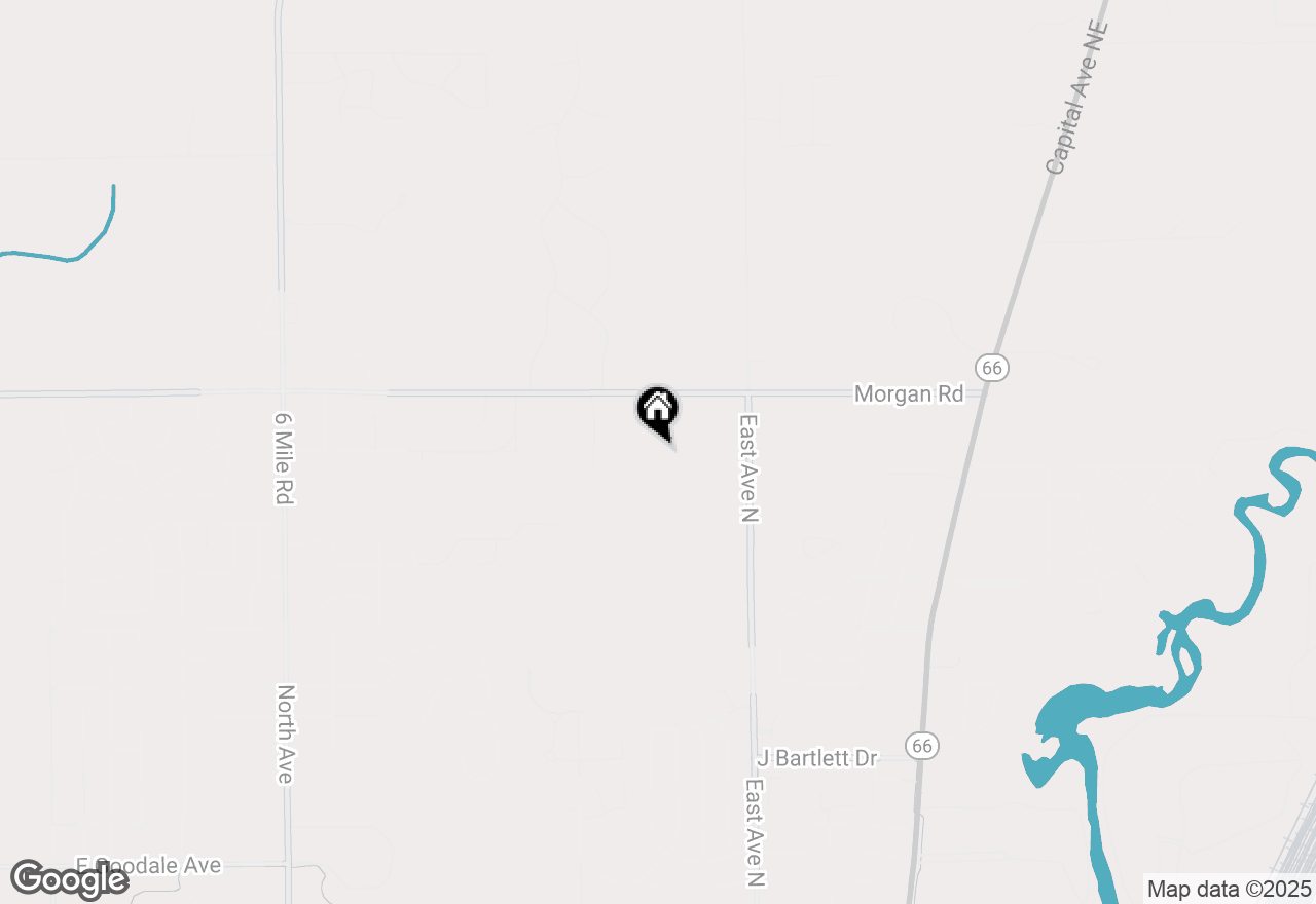 Map of 6858 Morgan Road E, Battle Creek, MI 49017