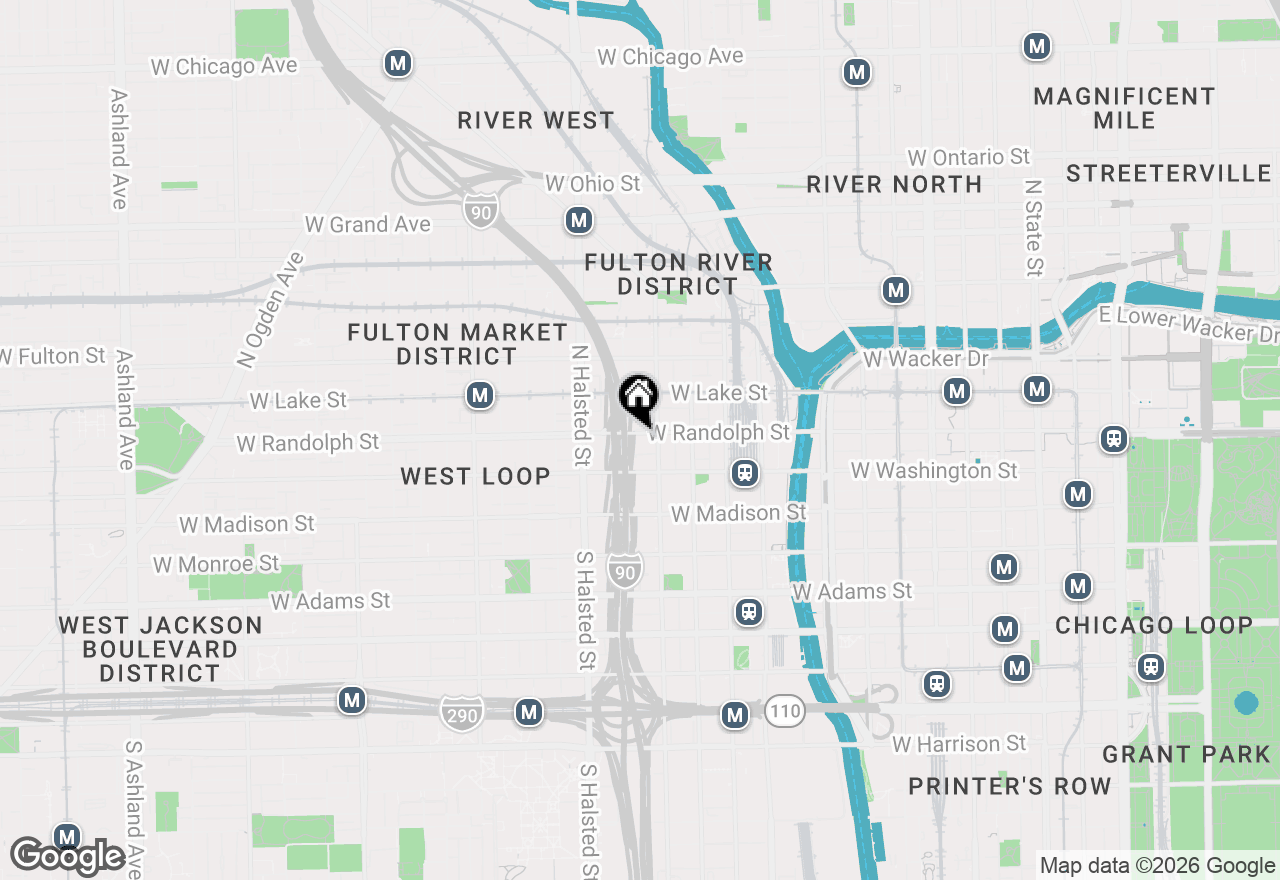 Map of 659 W Randolph Street #1417, Chicago, IL 60661