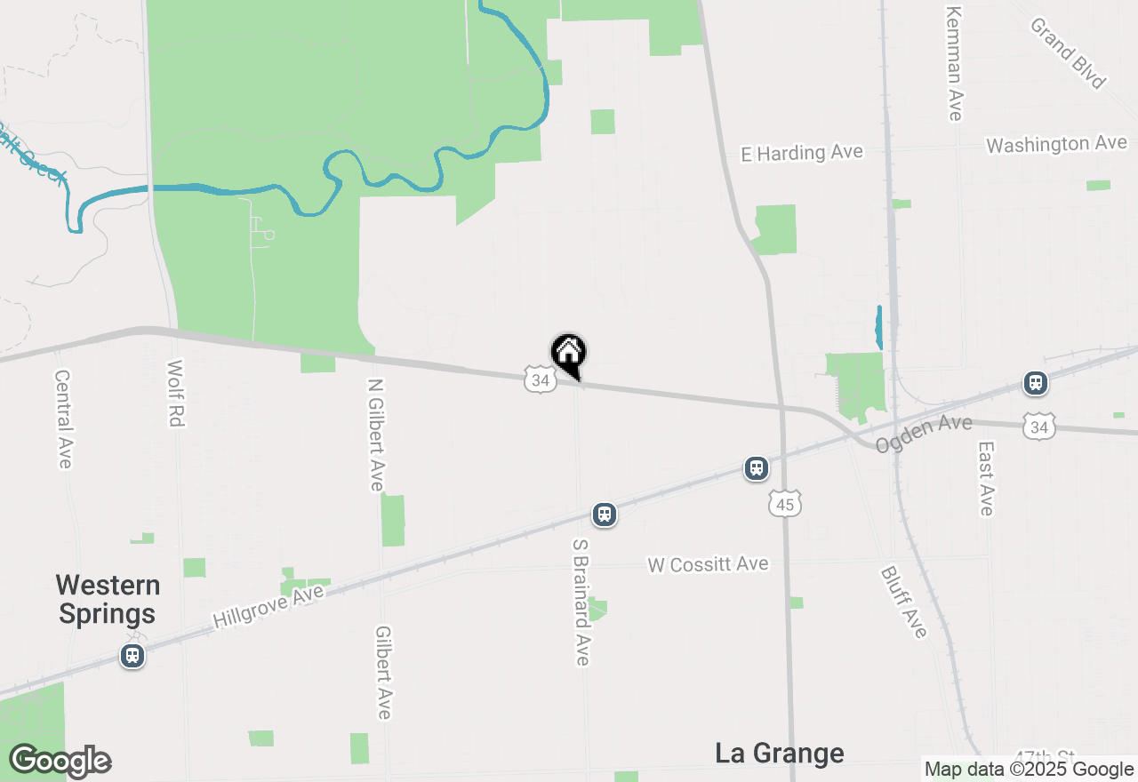 Map of 154 N Brainard Avenue, La Grange, IL 60525
