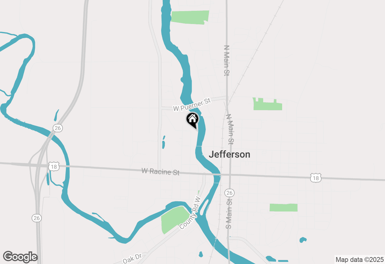 Map of 350 N High Avenue, Jefferson, WI 53549